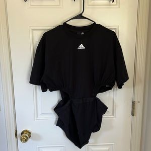 Adidas t-shirt cutout bodysuit